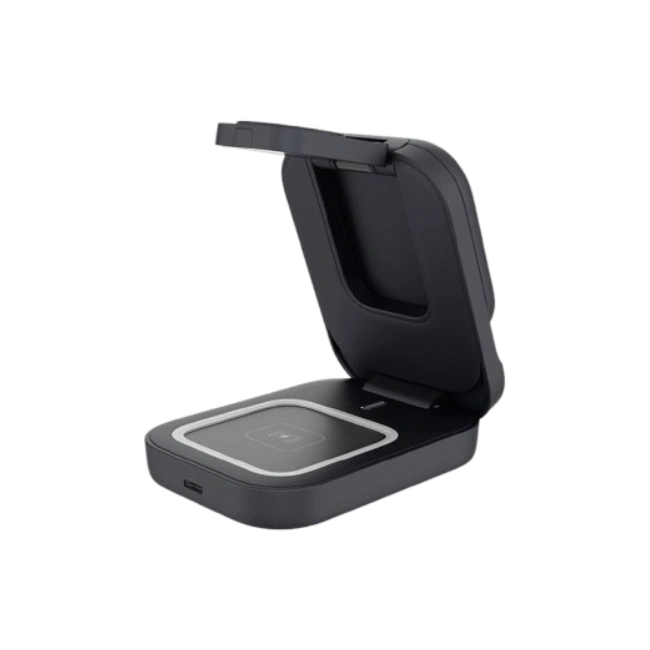 Klip Xtreme KDC-150 - Charging stand / battery charger - 15 Watt - 24 pin USB-C - Cellular phone / Wireless earbuds / Apple AirPods / Apple Watch - Wireless - Para Smartphones-2