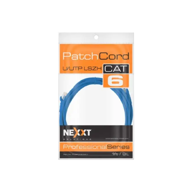 Nexxt Solutions - Patch cable - UTP - RJ-45  - Azul - Cat6 - 30cm