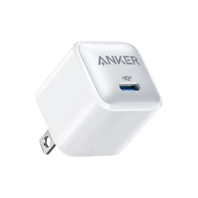 "Anker - Battery charger - Lithium - For -- - 20W White"-1