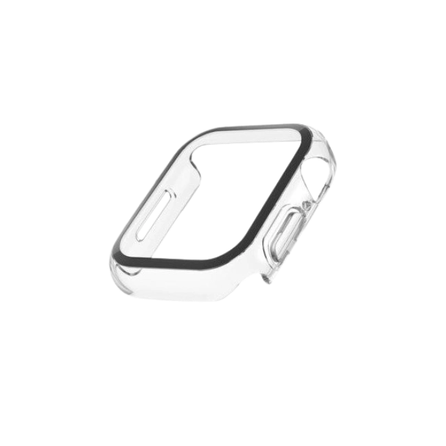 Belkin SCREENFORCE TemperedCurve - Amortiguador para reloj inteligente - protector de pantalla - policarbonato, cristal templado (9H) - transparente - para Apple Watch (40 mm, 41 mm)-1