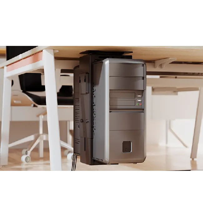 Xtech - PC/UPS mount - Black - for wall or under desk XTA-600