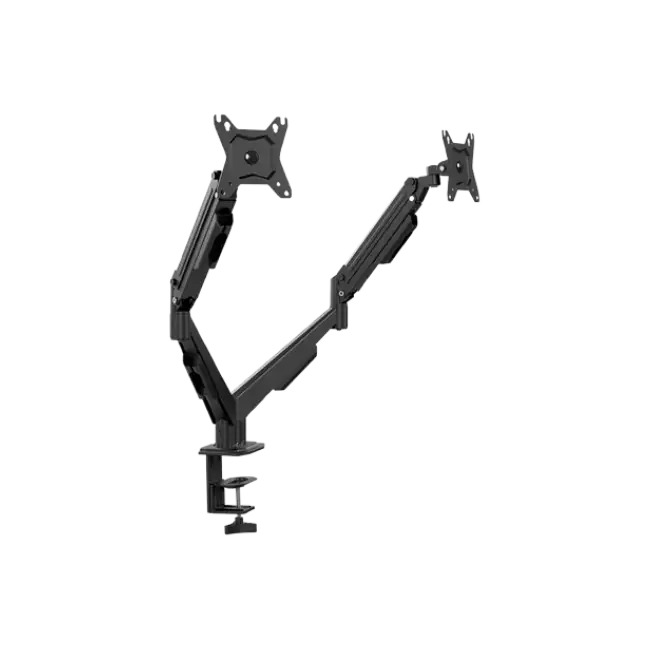 Klip Xtreme - Desktop to monitor mounting kit - Dual - Spring - 13-32in