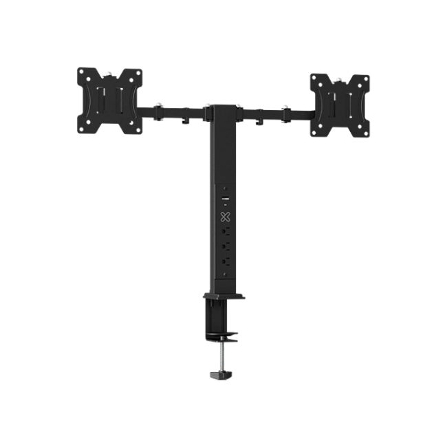 Klip Xtreme - Desktop to monitor mounting kit - With power strip-3