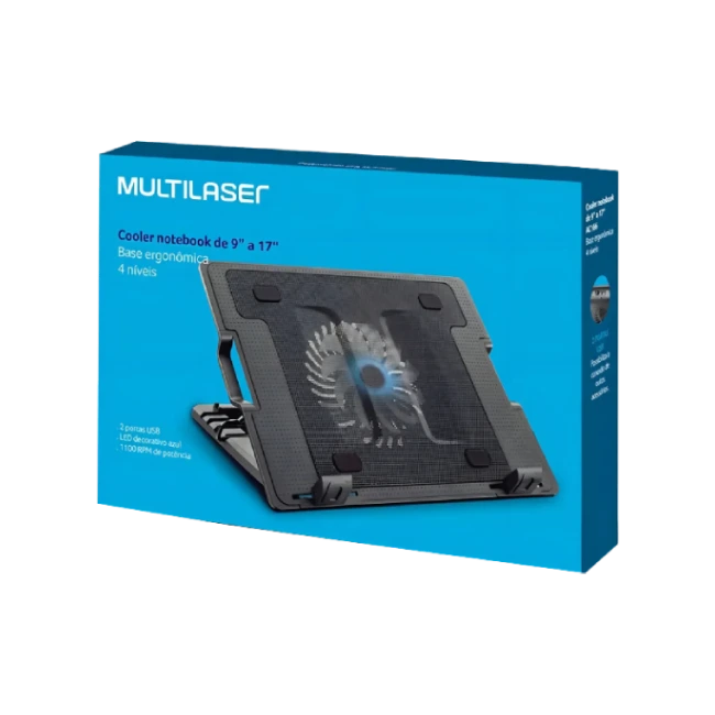 Cooler Vertical Para Notebook Multilaser AC166-5