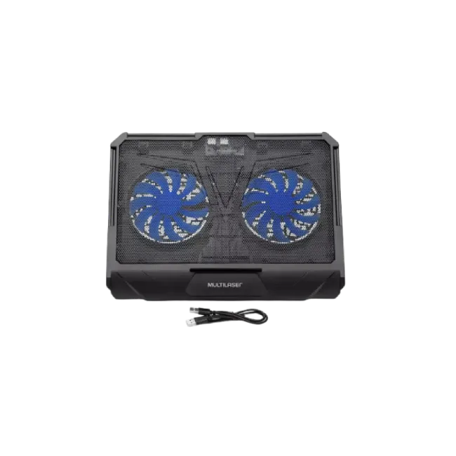 BASE PARA NOTEBOOK CON 2 VENTILADORES Y 9 NIVELES DE ALTURA MULTI-1