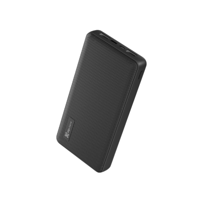 Klip Xtreme - Power bank - 24 pin USB-C / 5 pin Micro-USB Type B - 24 pin USB-C / 2 x 4 pin USB Type A - Lithium polymer - Para Smartphones - 20.000 mAh-3