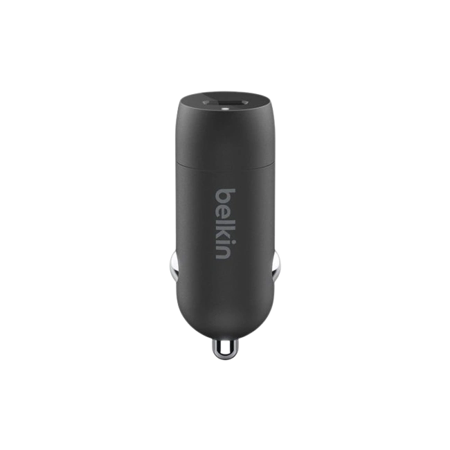 Belkin - Adaptador de corriente para el coche - 30 vatios - 3 A - Fast Charge, Suministro de energía 3.1 (24 pin USB-C) - negro-1