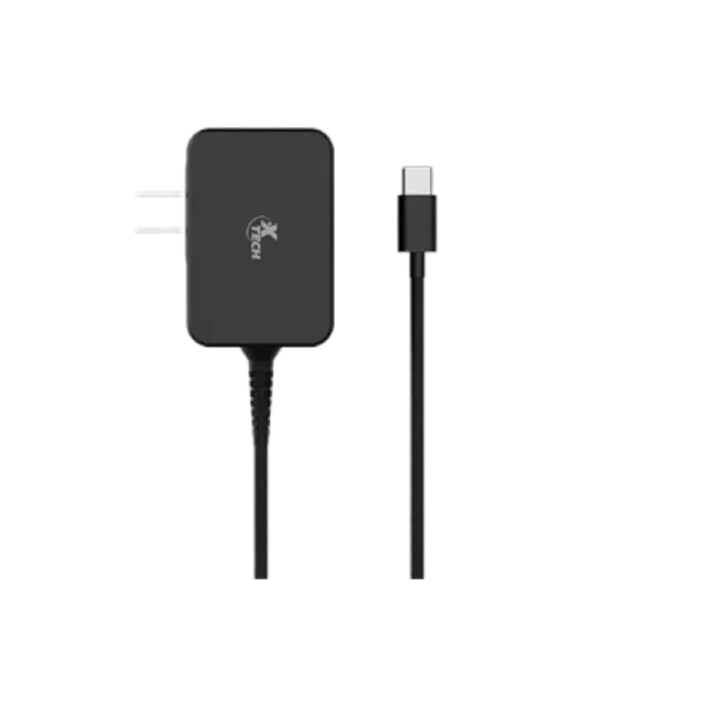 Xtech - 65W GaN USB-C® Power adapter - voltage 110/240VCA - plug NEMA 1-15P 5.9ft XTC-230-1