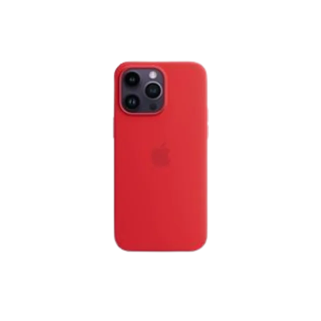 Apple - (PRODUCT) RED - carcasa trasera para teléfono móvil - compatibilidad con MagSafe - silicona - rojo - para iPhone 14 Plus-4