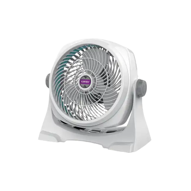 Ventilador de Aire Vortex AFV-1212 12" con  3 Velocidades y  Empotrable en Pared Color Blanco
