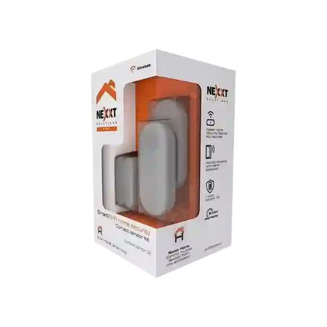 Kit de Alarma Nexxt AHBSNMA4U1 2 Sensores de Apertura Seguridad para el Hogar