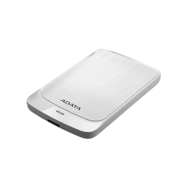 Disco Externo HDD Adata HV320 AHV320-1TU31-CWH 1TB 2.5" USB 3.2 Ultra Slim Color Blanco