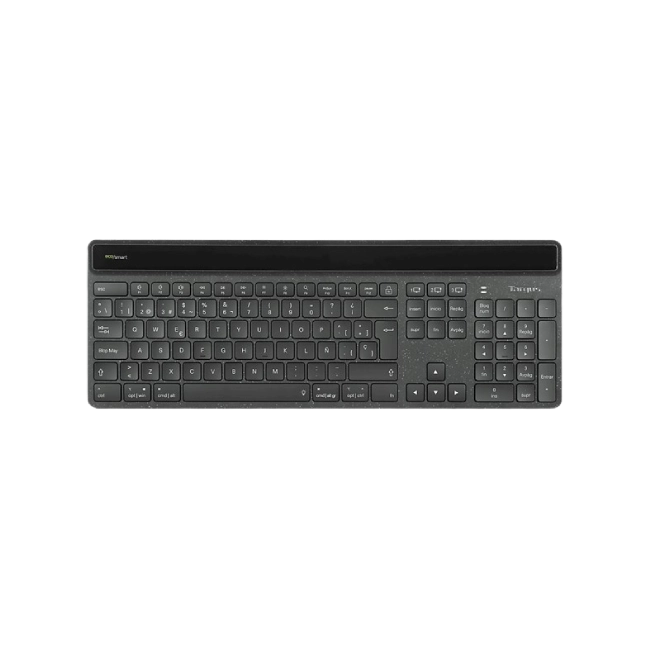 Teclado Targus Inalambrico  AKB868ES en Español Harvesting EcoSmart Color Negro