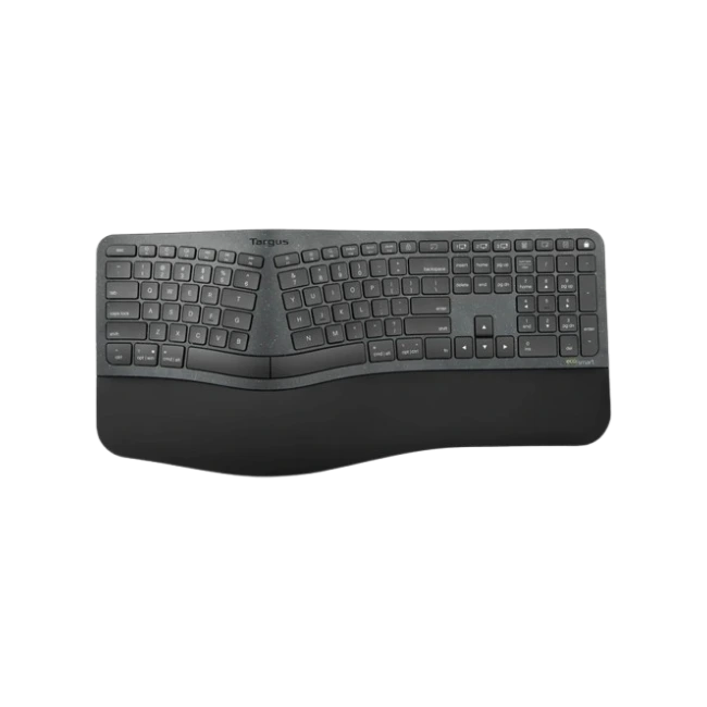 Teclado Targus AKB871US Ergonomico EcoSmart Inalambrico Bluetooth en Ingles Color Negro-3