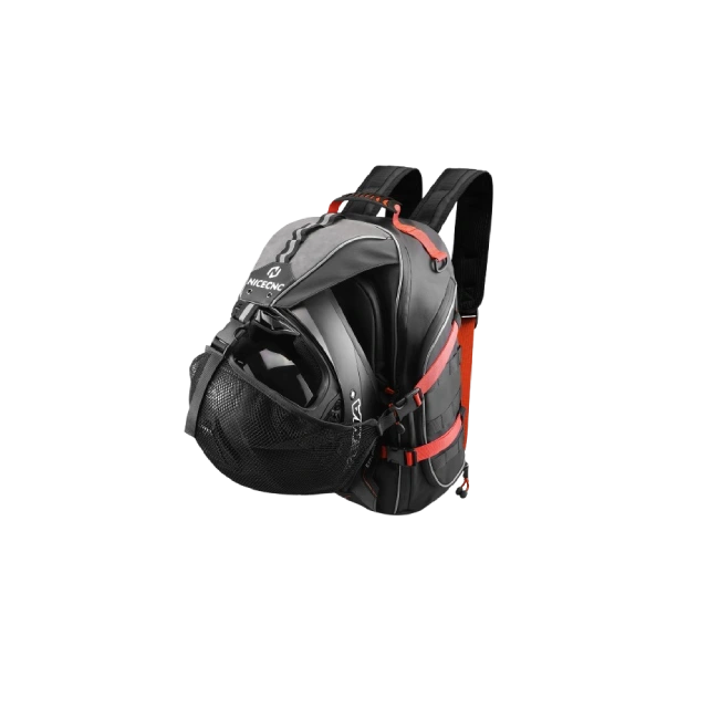 Xtech - Motorcycle Helmet Backpack - 15.6" - 900D polyester - All black - Capacity up to 35L XTB-520