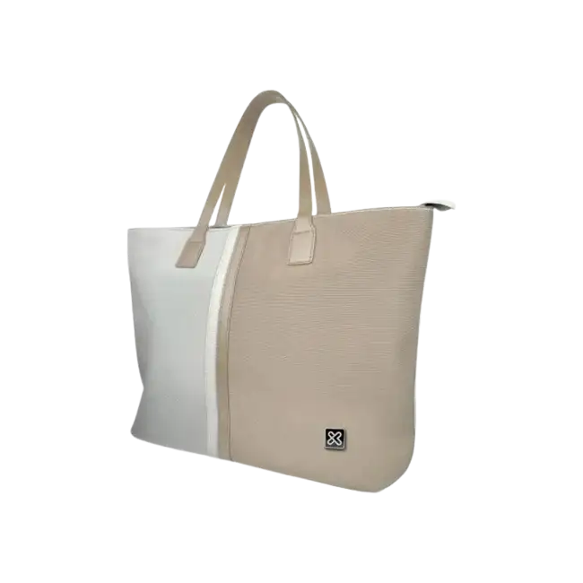 Klip Xtreme - Notebook carrying case and handbag - 15.6" - 1200D polyester - Beige/White - Ladies Bag-2