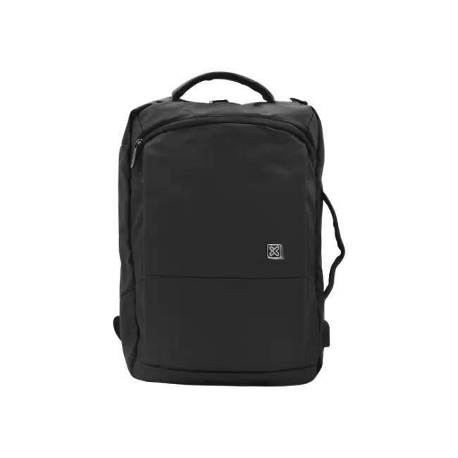 Klip Xtreme - Notebook carrying backpack - 15.6" - Polyester - Black - 2 in 1 Backpack & NB Case-1