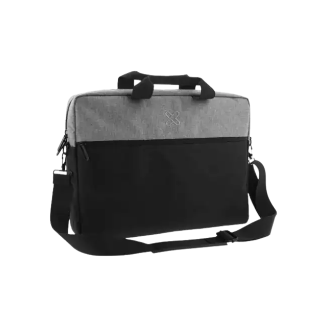 Klip Xtreme - Notebook carrying case - 15.6" - 100% polyester - Black and gray - KNC-041-3