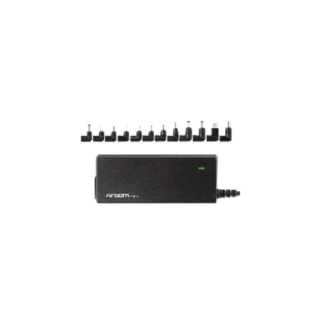NOTEBOOK AC ADAPTER ARGOM COMPACT 90W AUTO SENSING 1-USB PORT