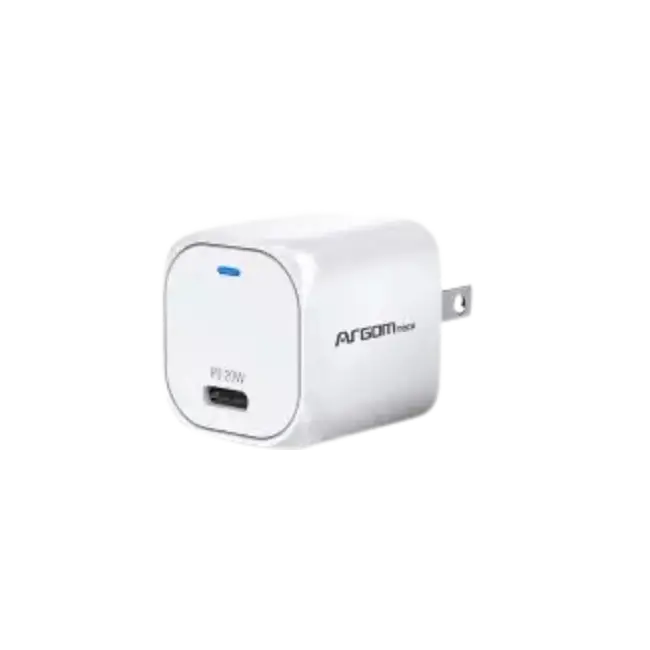 Cubo Cargador Argom ARG-AC-0110WT PD Nano 20W Compacto Tipo C-1
