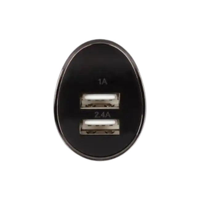 USB CAR CHARGER ARGOM 3.4A 2-USB PORTS BLACK-6