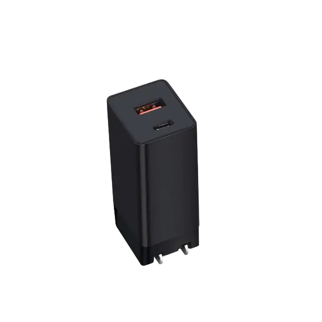 Cargador con enchufe plegable Volta P7 65W PD tipo C + USB-4