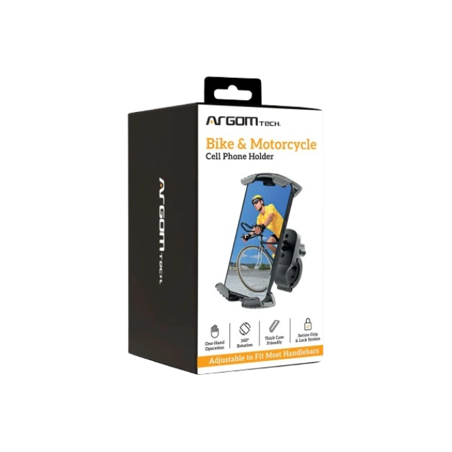 ARGOM - SOPORTE DE TELEFONO PARA BICICLETA O MOTOCICLETA-4