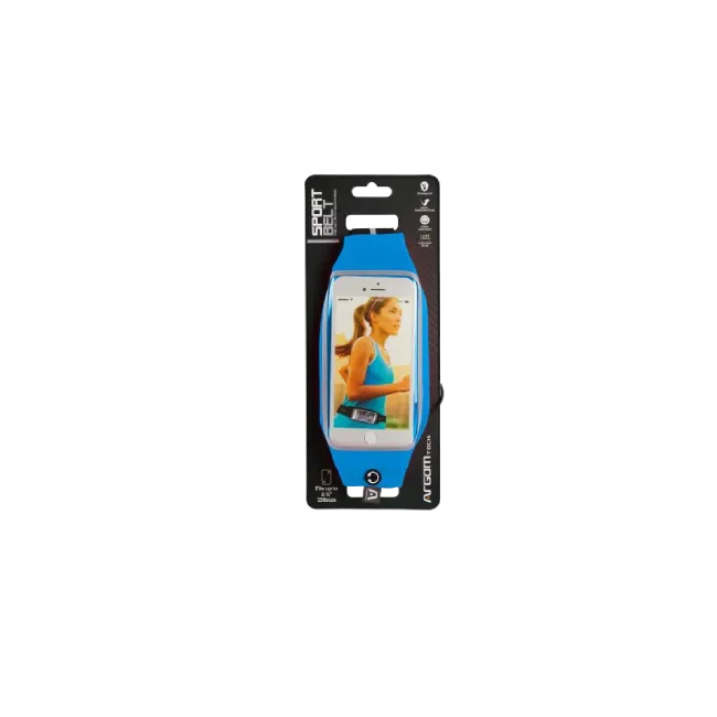 Bolso de Cintura Argom ARG-AC-0431BK Deportivo para Celular Resistente al Agua
