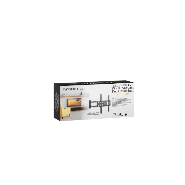 SOPORTE DE PARED PARA TV 32" - 55" BRAZO DE MOVIMIENTO COMPLETO 400 X 400-4