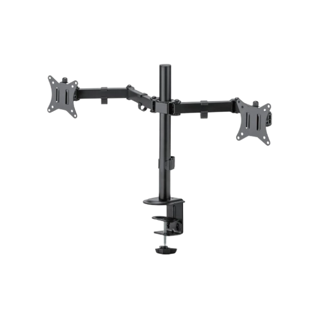Bracket (Base) Argom ARG-BR-1603 Para Doble Monitor Con Movimiento de  32" y Abrazadera-3