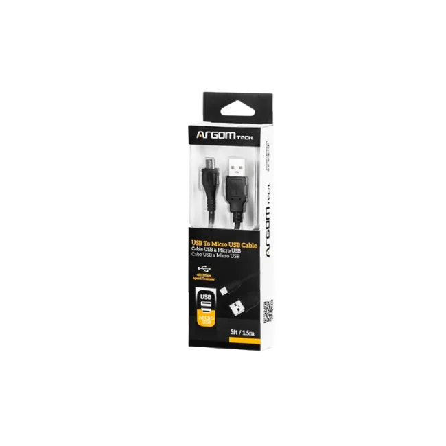 Cable USB 2.0 a Micro USB - 5 pies 1.5m-4