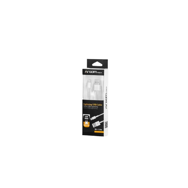Cable Argom ARG-CB-0040 USB A Lightning 3mts-2