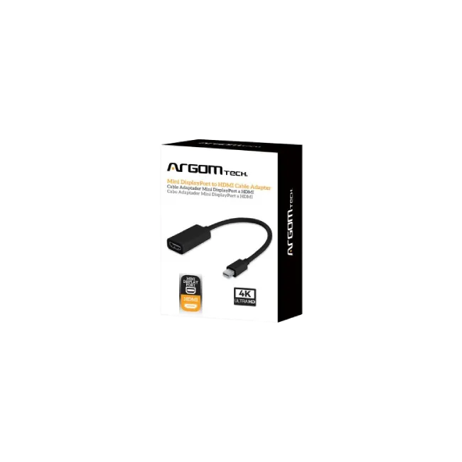 CABLE ADAPTER MINI DISPLAY PORT TO HDMI 8.5"/22 CM  ARG-CB-0042