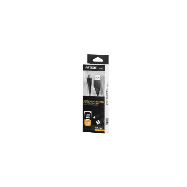 Cable Argom ARG-CB-0044 USB 2.0 a Micro USB 3mts