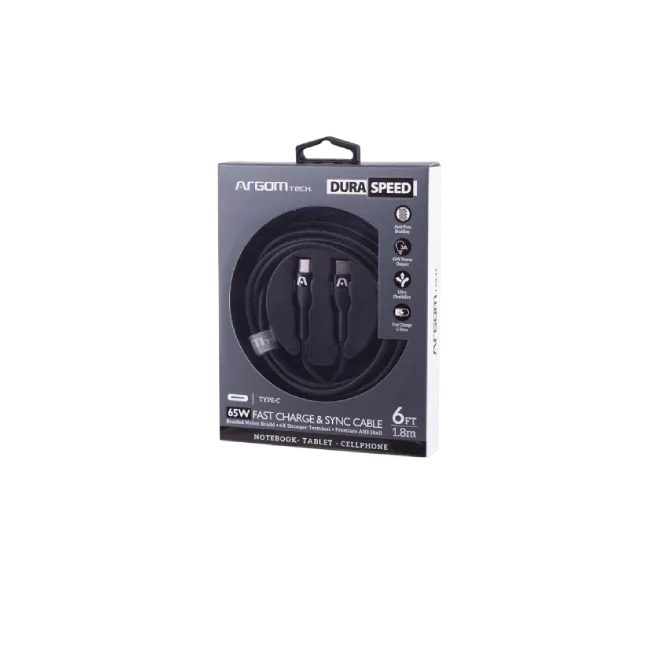 CABLE TIPO-C A TIPO C CARGA RAPIDA 65W DURAFORM-4