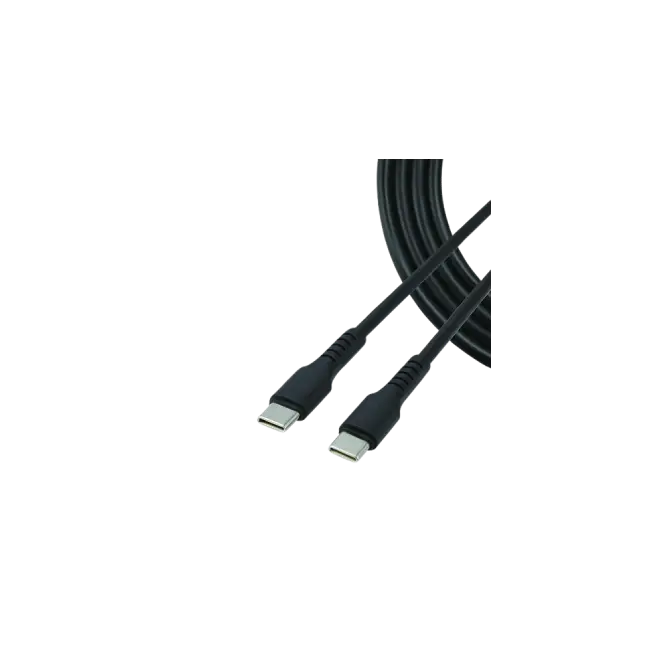 Cable Argom ARG-CB-0049BK Tipo C a Tipo C 100W Nylon Color Negro