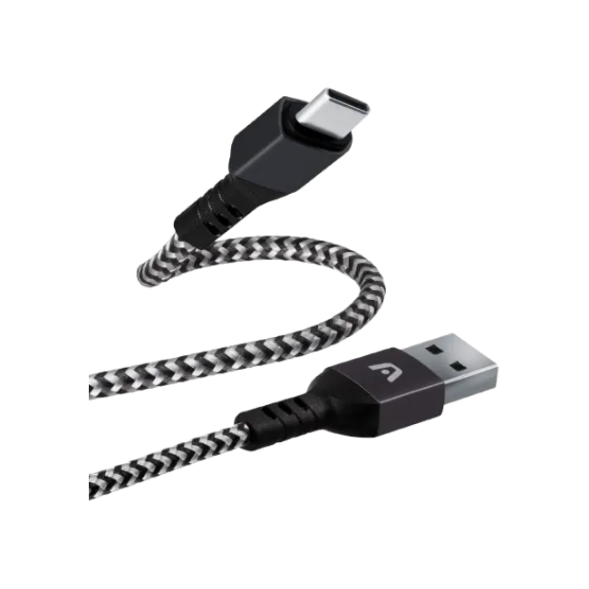 CABLE ARGOM DE CARGA RAPIDA TIPO C A C DE 100W DURASPEED 10FT/3M NEGRO-1