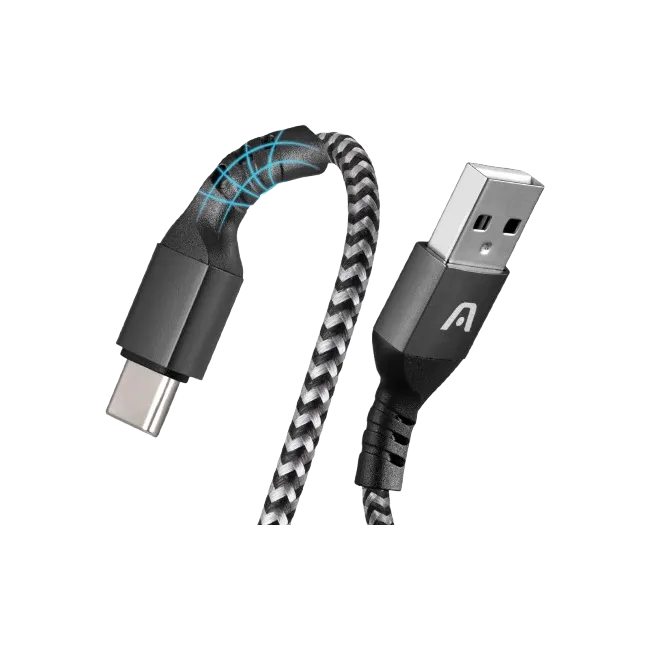 CABLE ARGOM DE CARGA RAPIDA TIPO C A C DE 100W DURASPEED 10FT/3M NEGRO-4