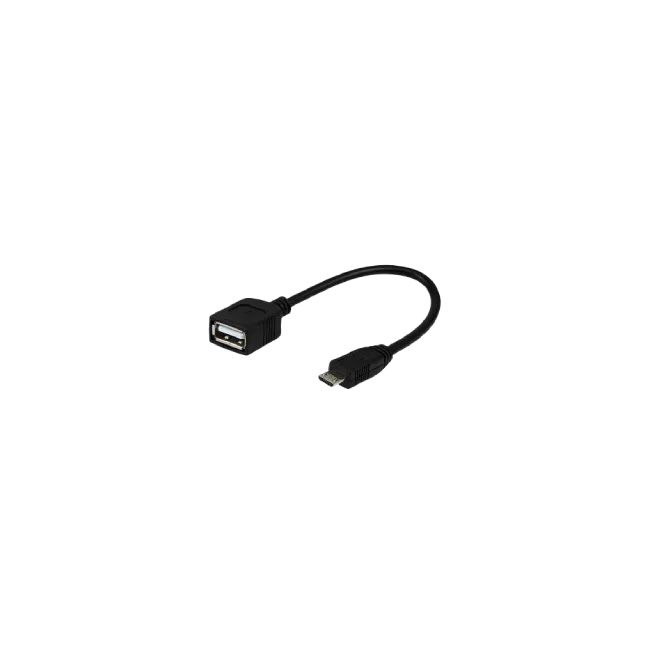CABLE ADAPTER ARGOM MICRO USB MALE TO OTG FEMALE USB 6"/15CM ARG-CB-0051-3