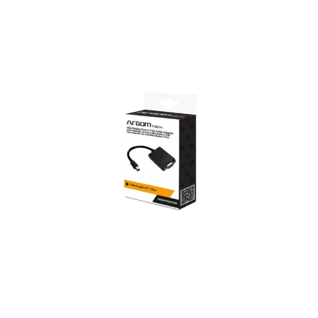 CABLE ADAPTER ARGOM MINI DISPLAY PORT MALE TO VGA FEMALE 6"/15CM ARG-CB-0053
