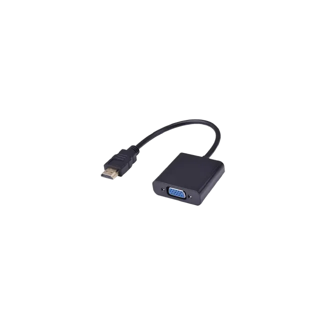 CABLE ADAPTER ARGOM HDMI MALE TO VGA FEMALE 6"/15CM ARG-CB-0055-5