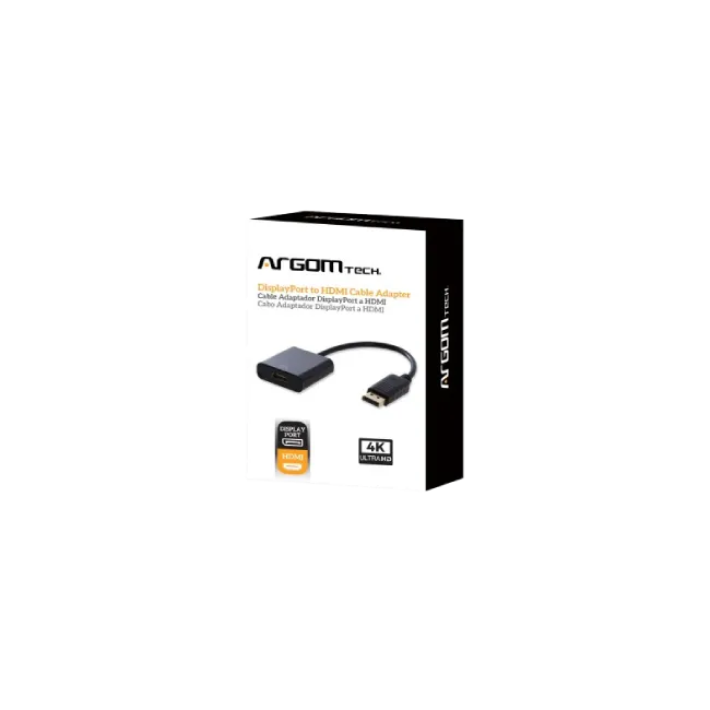 CABLE ADAPTER ARGOM DISPLAY PORT TO HDMI 6"/15CM ARG-CB-0059-2
