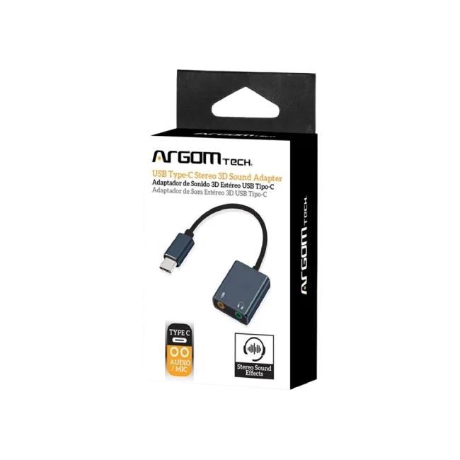 Cable adaptador USB tipo C, salida de estero-4