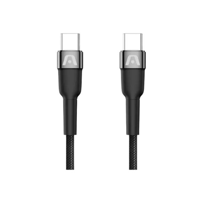 CABLE ARGOM DE CARGA ULTRARRÁPIDA DURASPEED TIPO C A C DE 240W 1.8M/6FT NEGRO-3