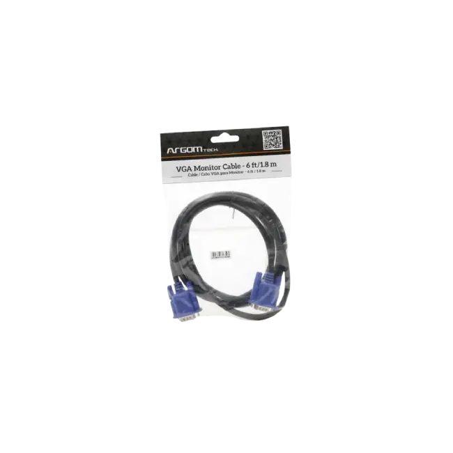Cable VGA  Argom ARG-CB-0075 Para Monitor 6 Pies M/M-1