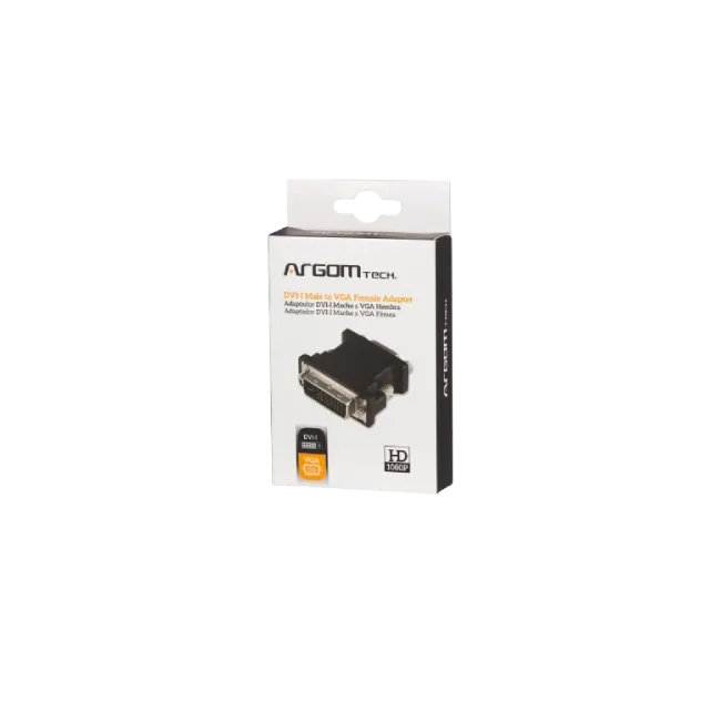 Adaptador Argom ARG-CB-1321 DVI-I Macho a VGA Hembra