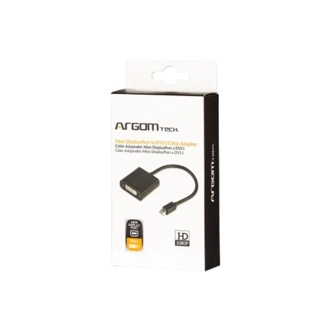 ARGOM - ADAPTADOR DE CABLE MINI DISPLAY PORT A DVI-I-4