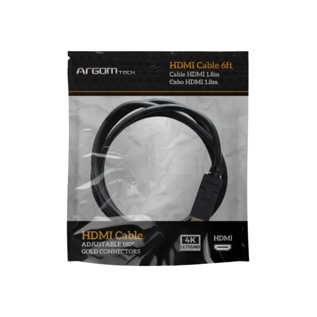 Cable Argom ARG-CB-1910 HDMI a HDMI Giratorio 1.8 Metros-1