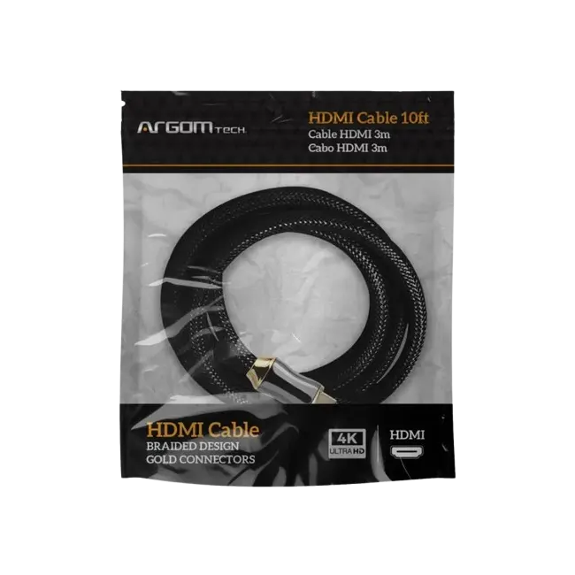 Cable Argom ARG-CB-1920 HDMI de Metal Premium 3mts