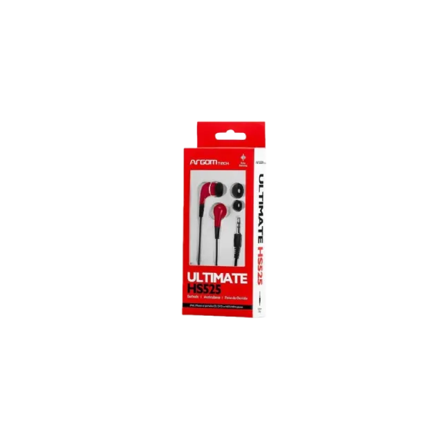 Audífono Ergonómico 525 Rojo-6